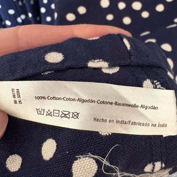 Free People Navy and White Wide-Leg Pants - Picture 5 of 5